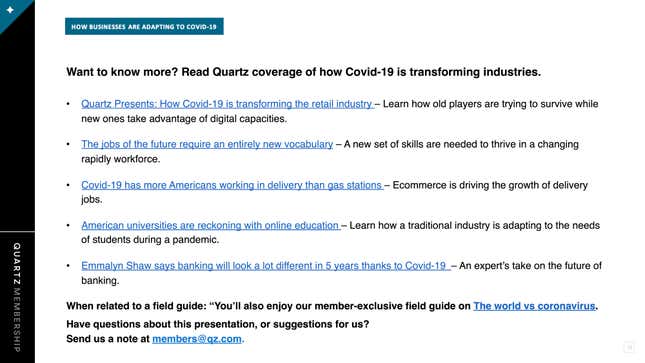 Image for article titled 10 ways industries are changing in response to Covid-19
