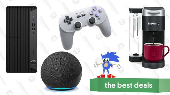 Image for article titled Monday&#39;s Best Deals: HP Labor Day Sale, Amazon Echo 4th Gen, 8BitDo SN 30 Pro+, Keurig K-Supreme Plus Single Serve Coffee Maker, and More