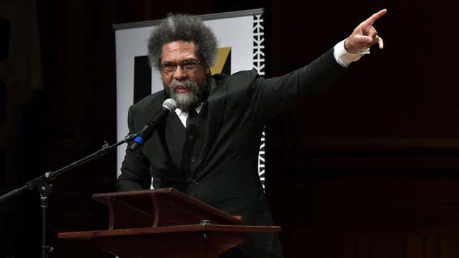 Image for article titled Cornel West Addresses Israel-Gaza War Like a President During Dearbon Rally