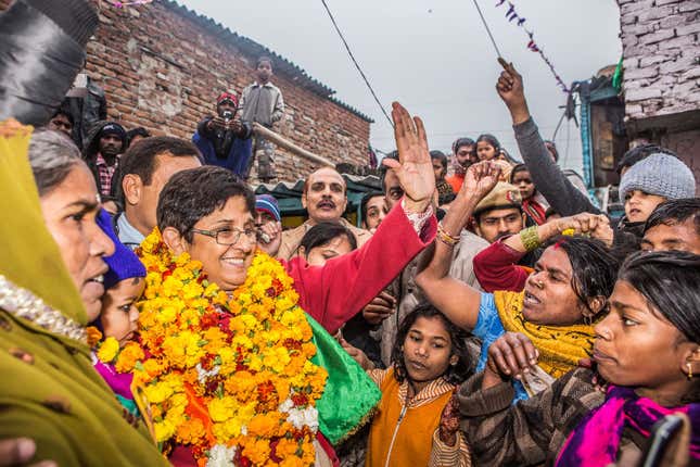 Image for article titled How a formidable Kiran Bedi clammed up and lost the race for Delhi