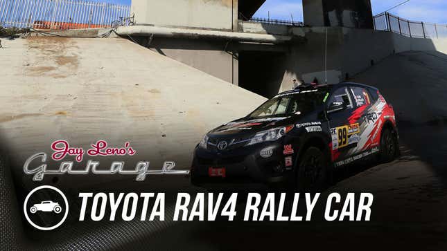 Jay Leno Took A Rally Rav4 Through The LA River And Paradise Cove Beach