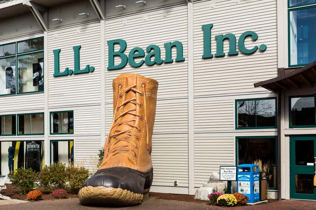 L.L.Bean operates 56 stores in 19 U.S. states.