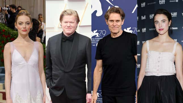 Emma Stone, Jesse Plemons, Willem Dafoe, and Margaret Qualley