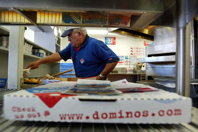 Image for article titled Domino’s Pizza becomes the latest brand to leave Russia, adding to the country’s economic isolation