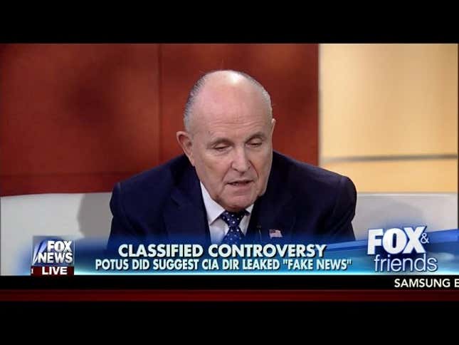 Rudy Giuliani Claims He Doesn't Know What the Protests This Weekend Were For