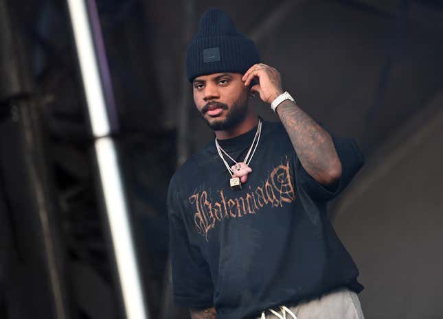 Bryson Tiller performs onstage on Day 1 of 2023 ONE MusicFest at Piedmont Park on October 28, 2023 in Atlanta, Georgia.