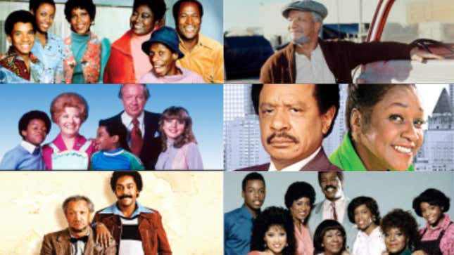 Cover art for Good Times, Sanford, Diff’rent Strokes, The Jeffersons, Sanford and Son, 227.