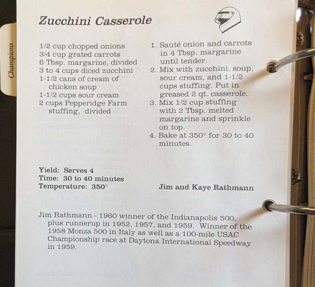 Receta para la cazuela de calabacín de Jim y Kaye Rathmann