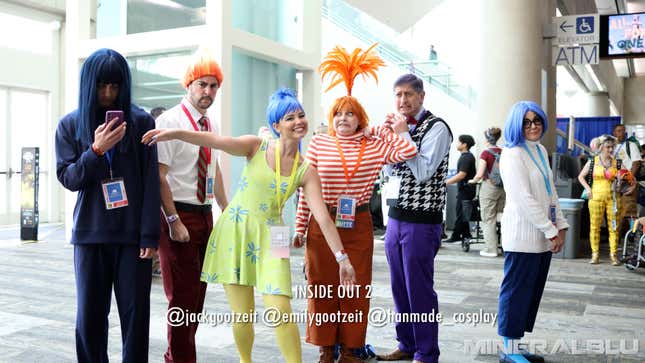 A cosplayer at San Diego Comic-Con.