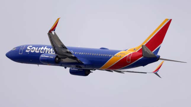 Un avion de Southwest Airlines