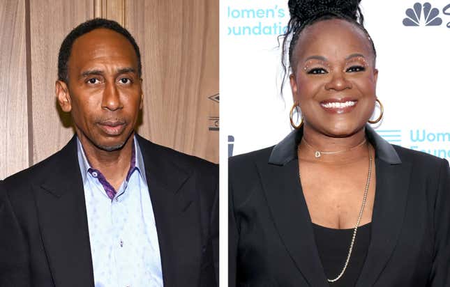 Image for article titled WATCH: Sheryl Swoopes and Stephen A. Smith slam each other over Caitlin Clark