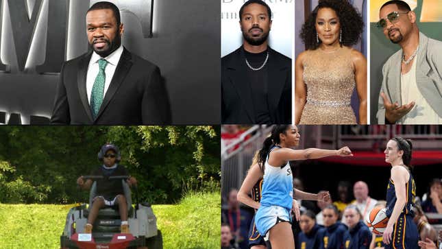 Image for article titled 50 Cent Creating Black Hollywood? Black Celebs Share Diets, Why Angel Reese and Caitlin Clark Will Make WNBA History and More