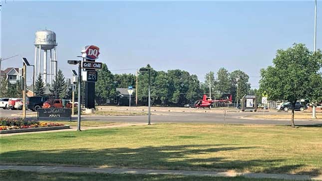 Image for article titled Helicopter Pilot Ticketed For Landing At A Dairy Queen For Dessert