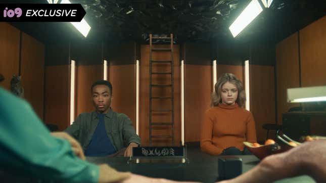 A scene from Landscape With Invisible Hand