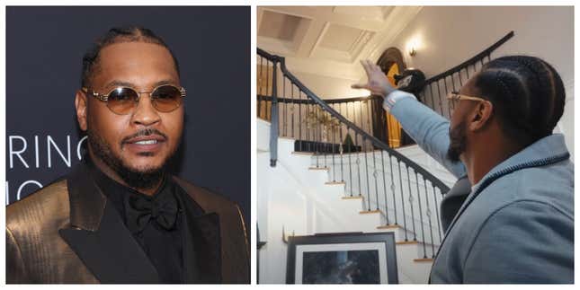 Image for article titled A Look Inside Carmelo Anthony’s NY Mansion, Why Black Folks Say Lake Lanier is Haunted, 30 Howard University Homecoming Moments, Black Celebrity Couples With Beautiful Love Stories And More