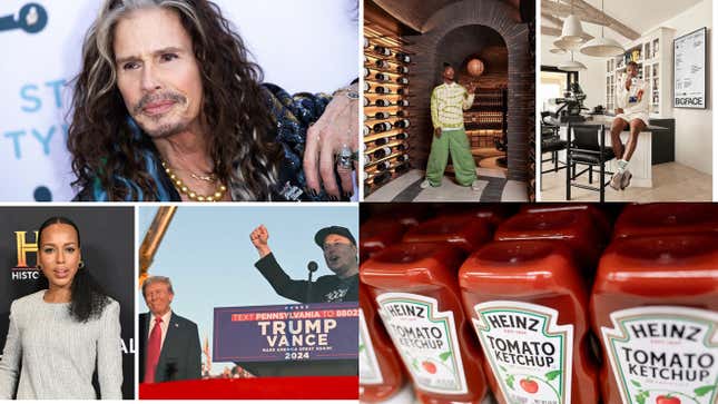 Bild für Artikel mit dem Titel Das Internet reagiert auf Steven Tylers angebliche schwarze Abstammung, Einblicke in NBA-Mansion von Jimmy Butler in Kalifornien, Kerry Washington unterstützt X-Alternative, Schwarze reagieren auf problematische Ketchup-Werbung und mehr