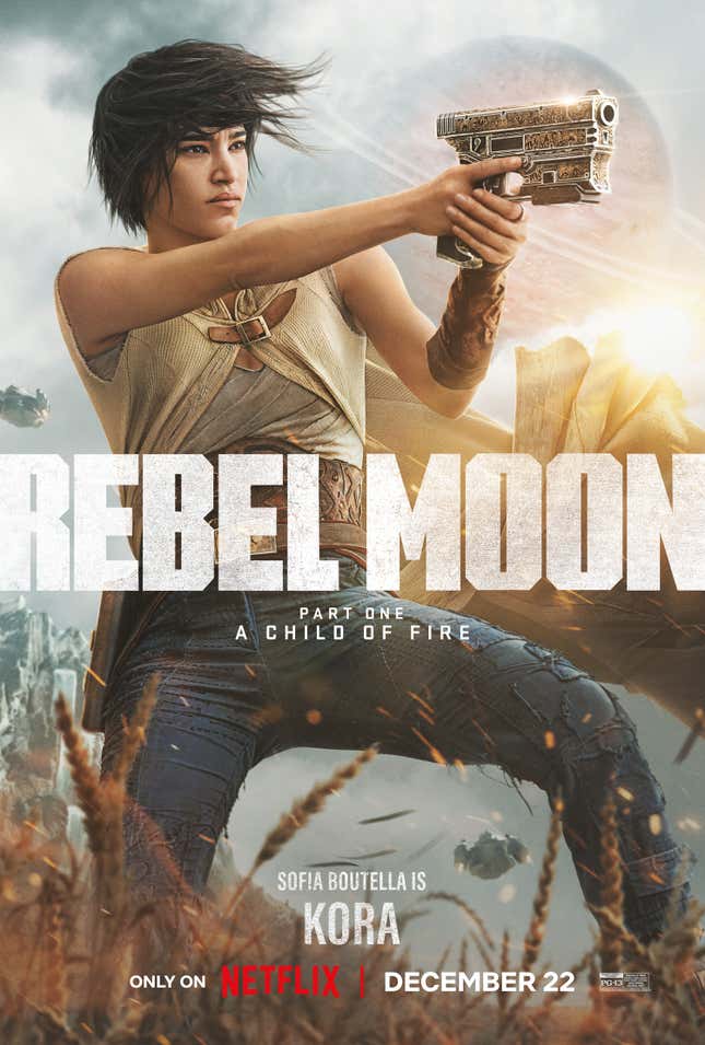 Zack Snyder's Space Snyderverse New Rebel Moon Posters