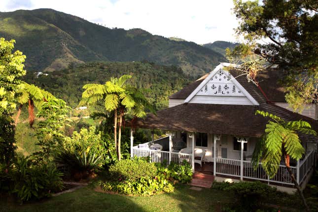 Strawberry Hill Hotel and Spa on December 22, 2011 in Jamaica.