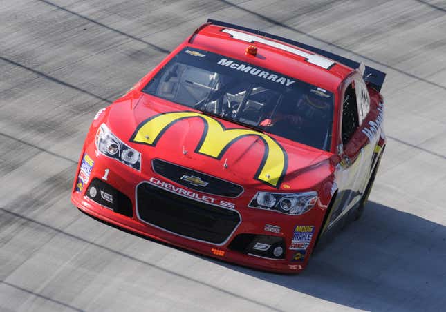 A McDonald’s Chevrolet at Bristol Motor Speedway in Bristol, Tennessee. 