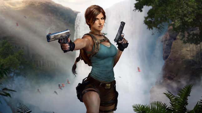 Laura Croft appears in new series art 