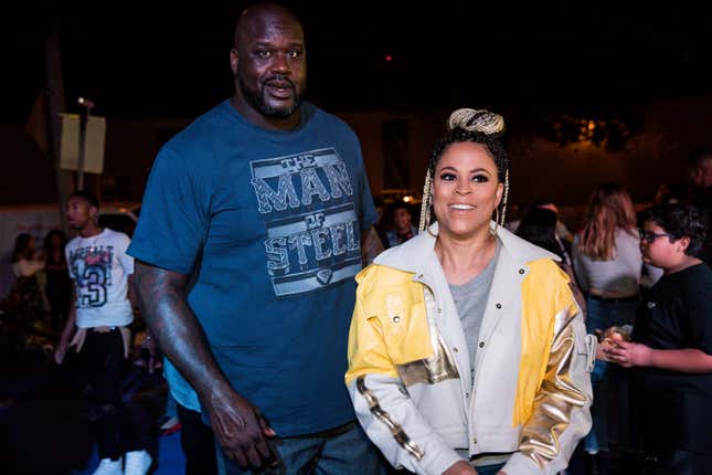 Shaunie O’Neal and Shaquille O’Neal celebrate Shareef O’Neal’s 18th birthday party at West Coast Customs on January 13, 2018 in Burbank, California.