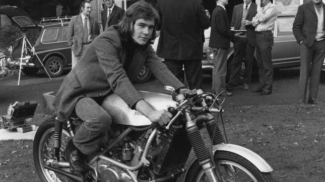 Image for article titled This Day In History: British Motorcycle Racer Barry Sheene Born