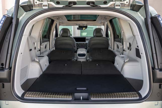 Cargo area of a 2026 Hyundai Ioniq 9