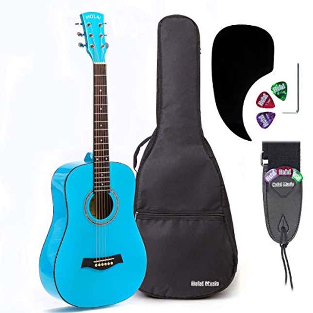 Image for article titled Incredible Savings on Hola! Music Acoustic Guitar Bundle, 67% Off