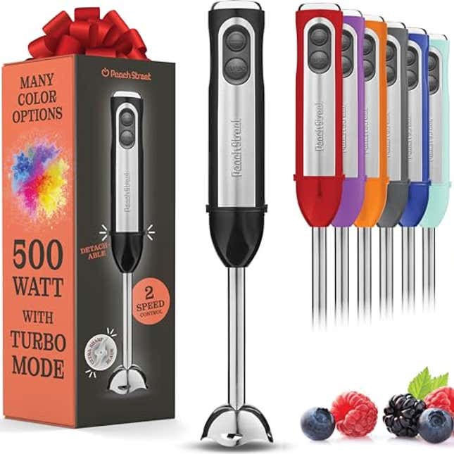 Image for article titled Transform Your Cooking with Powerful Immersion Electric Hand Blender, 53% Off