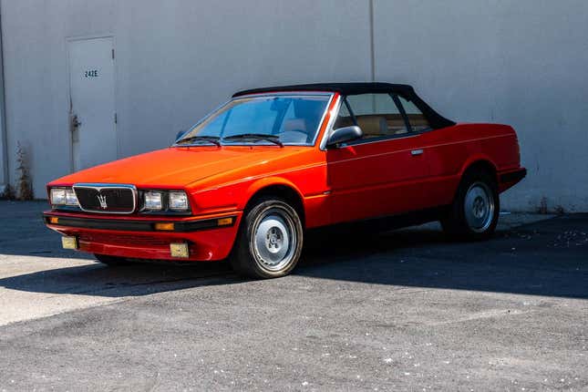 Image for article titled At $24,500, Will This 1989 Maserati Biturbo Spyder Double Your Fun?