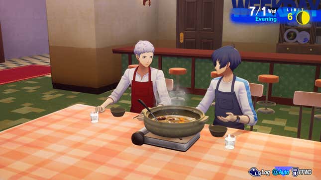 Makoto and Akihiko eat together because they're boyfriends.