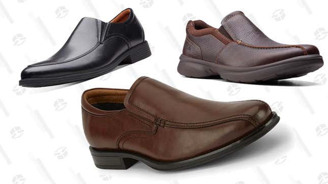 Docker’s Men’s Greer Dress Loafers | $50 | Macy’s
Clarks Men’s Bradley Step Slip-On Loafers | $65 | Macy’s | Promo Code VDAY
Clarks Men’s Whiddon Step Loafers | $72 | Macy’s | Promo Code VDAY