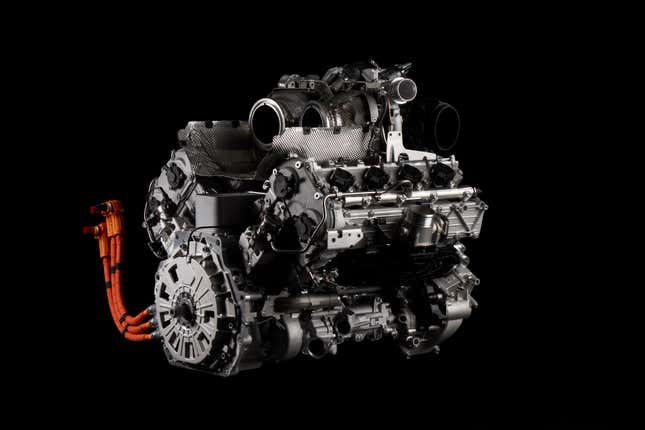 Lamborghini Temerario engine cutaway