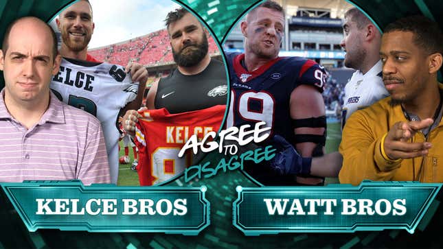 Which NFL Bros reign supreme? Watt or Kelce?