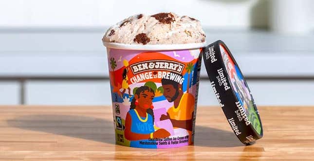 Image for article titled Ben and Jerry Pushing Black Voter Turnout With New Ice Cream Rebrand