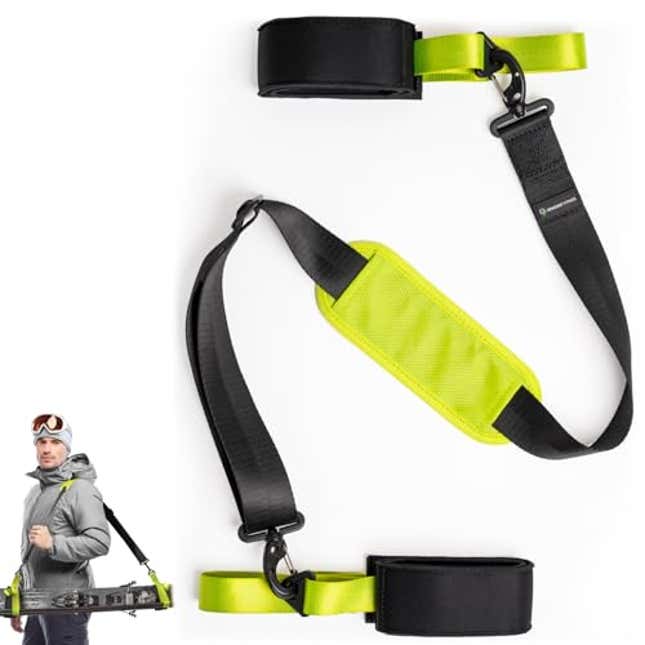 Image for article titled Stocking Stuffer: Make Ski Adventures Easier with This Handy Strap