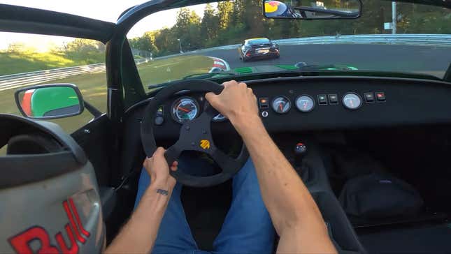 Image for article titled You Cowards Don&#39;t Have The Guts To Drive A Caterham At The Nürburgring