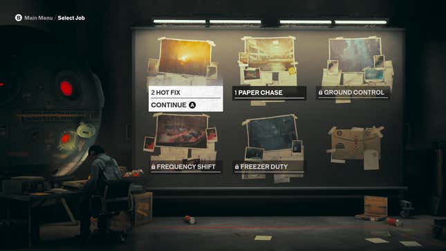 A screenshot shows different jobs.