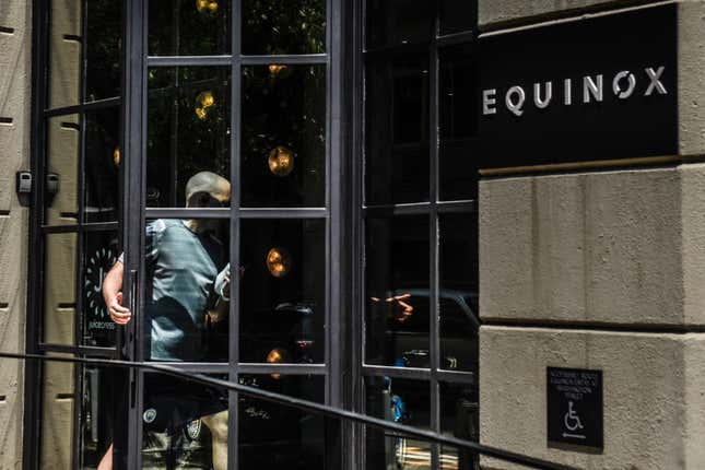 Un gimnasio Equinox en Nueva York, Estados Unidos