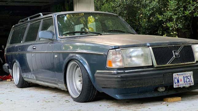 A 1988 Volvo 245