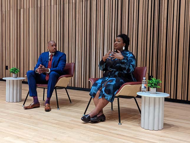 Image for article titled &#39;Democracy Is About What Voting Can Deliver&#39;: Stacey Abrams Drops Gems at The Root Institute