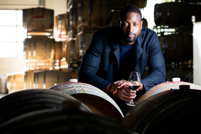  Dwyane Wade, samedi 16 octobre 2021 à Sonoma, Californie. Wade, ancienne star de la NBA et propriétaire de la société vinicole Wade Cellars, rejoindra le conseil d’administration de l’UC Davis.