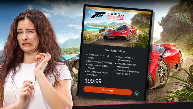 Image for article titled Forza Horizon 5 Pioneers Bizarre New Form Of Early Access Garbage On PS5