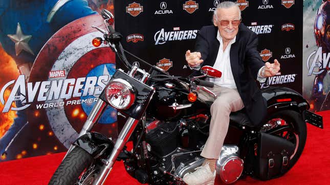 Comic book creator and executive producer Stan Lee.