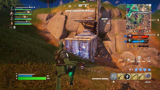 Build mode in Fortnite