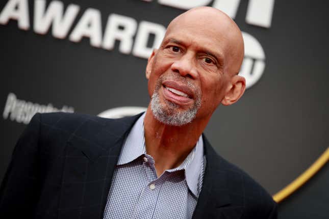 Kareem Abdul-Jabbar attends the 2019 NBA Awards at Barker Hangar on June 24, 2019 in Santa Monica, California. 