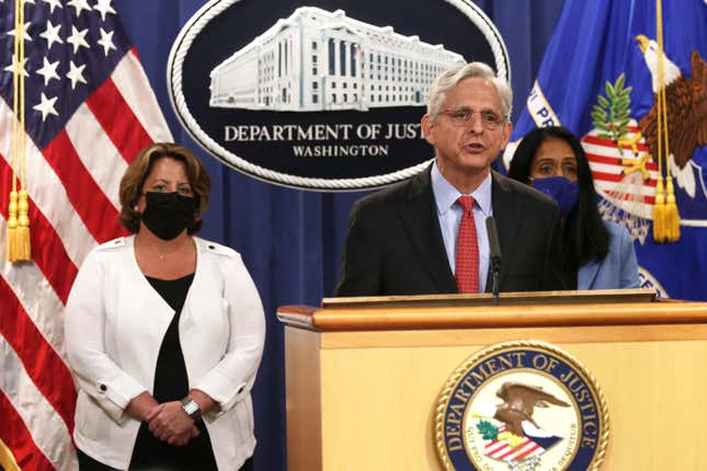 Image for article titled Department of Justice Moves to Block Texas Abortion Ban