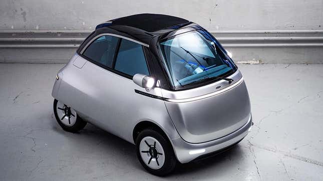 Image for article titled Whoops, The EU Made This Tiny Retro EV More Expensive Than Regular Cars