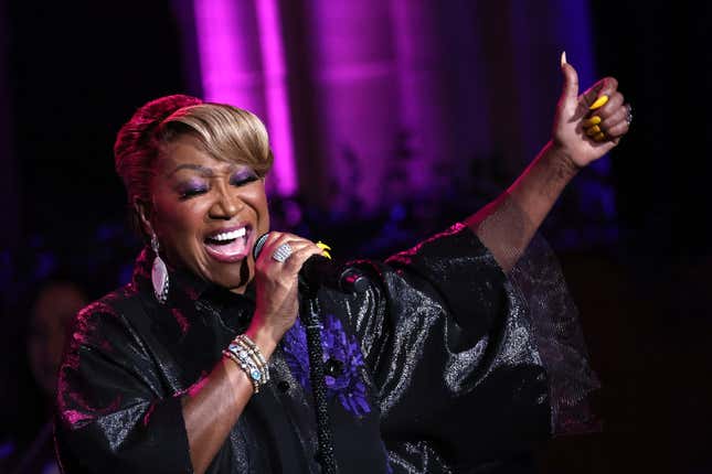 Patti LaBelle performs at the How Great Thou Art: A Sacred Celebration at the National United Methodist Church on May 16, 2023 in Washington, DC.