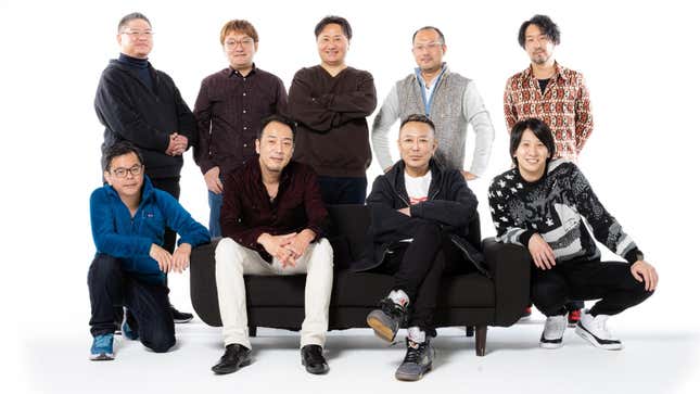 Pictured are the members of Nagoshi Studio. 